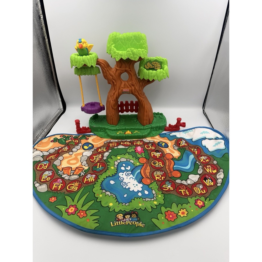 Fisher-Price Little People Alphabet Learning Treehouse Play Set Tested Works!